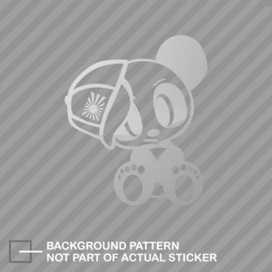 JDM Panda with Hat Sticker Die Cut Decal japan rising - Picture 1 of 21