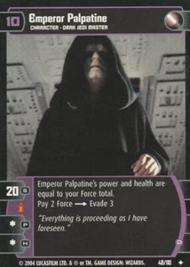 STAR WARS JCC WOTC RETORNO DEL JEDI PALPATINE (D) 48/110 GEMA COMO NUEVO ENVÍO RÁPIDO - Imagen 1 de 2