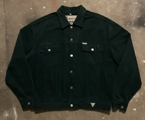 Vintage Guess GM American Cut Classic Georges Marciano Denim Jacket Size XL - Picture 1 of 6