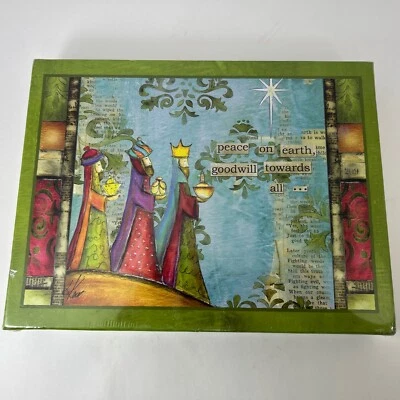 NEW SEALED 2014 Lang Peace On Earth 1000 Piece Christmas Puzzle Art by Lisa Kaus - Image 1 of 4