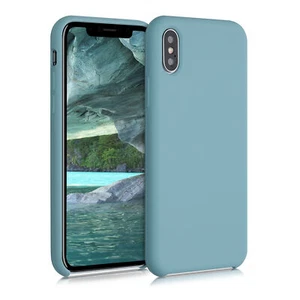 Silicone Case for Apple iPhone X - TPU Rubberized Cover - Picture 1 of 7