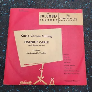 Frankie Carle Carle Comes Calling Columbia Jazz 10" Vinyl Record Album - Foto 1 di 4