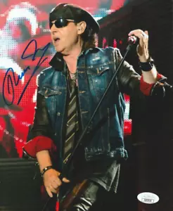 Klaus Meine Autographed 8x10 Photo Scorpions In Person JSA MU939 - Picture 1 of 1