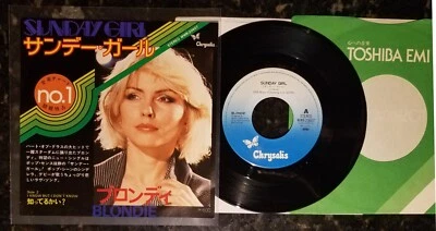 Blondie 1979 Sunday Girl 7" 45 Japan Stereo WWR-20607 NM - Image 1 of 2