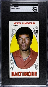 1969-70 Topps - Wes Unseld #56 SGC 8 No PSA Centered Sharp beauty - Picture 1 of 3