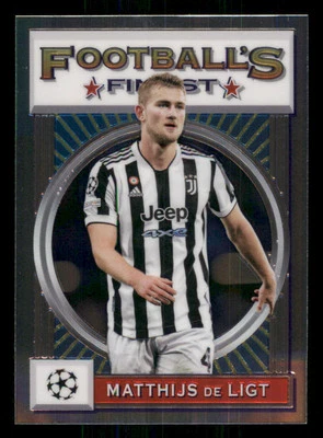 2021-22 Finest Flashbacks UEFA Champions League #121 Matthijs de Ligt - Image 1 of 2