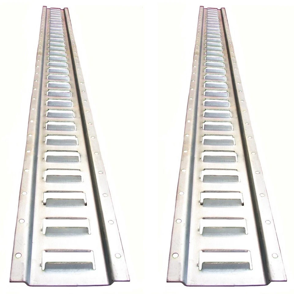 Set of Two (2) Galvanized 5' Horizontal E-Track Tie-Down Rails - Image 1 of 4
