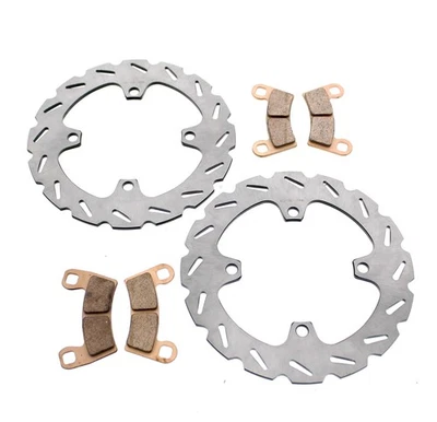Brake Rotors & Brake Pads fit Polaris Ranger Crew XP 1000 2019-2022 Rear RipTide - Image 1 of 4