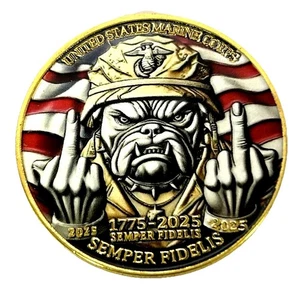 * US Marine Corps 250th Anniversary Challenge Coin 1,57" - KOSTENLOSER VERSAND! - Bild 1 von 5