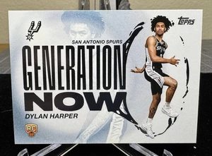 2025-26 Topps Basketball - Dylan Harper #GN-2 Generation Now - RC Spurs - Picture 1 of 2
