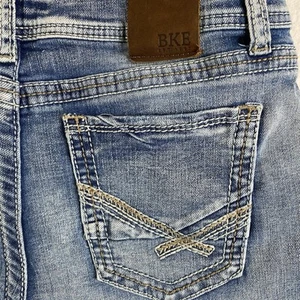 BKE Buckle Hudson Jeans Boys 14 Relaxed Straight Stretch Adjustable Waist - Picture 1 of 13