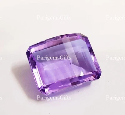 Amatista violeta 22 quilates corte de píxeles para piedra preciosa suelta tamaño colgante Foto 1 de 4