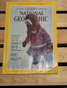 February 1983 National Geographic Magazine People of Artic Hungarys New Way - Imagen 1 de 6