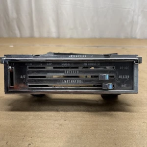 OEM- 67-72 Chevy Truck DEFROST AIR FAN HEATER CONTROL SILVER FACE With A/C - Picture 1 of 10