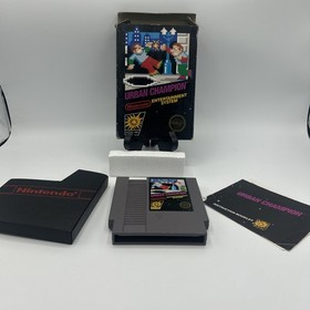 Urban Champion NES CIB Five Screw Box Intact Hang Tab Tested Protective Case