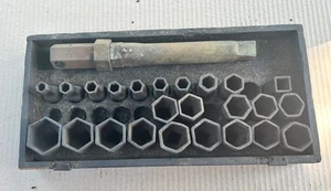 Auto-Cle Frank Mossberg Antique Socket Wrench Set Patented 1905 Unique Tool Rare - Picture 1 of 12