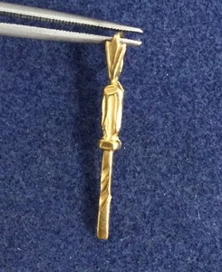 14k Gelbgold Schraubendreher Charm Mechaniker Elektriker Zimmermann Handwerker Zum Selbermachen - Bild 1 von 3