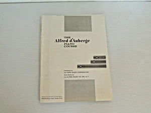 The Alfred d'Auberg Piano Course Metodo Libro 3 Spartiti - Vintage - Foto 1 di 5