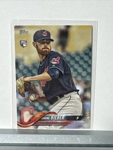Shane Bieber 2018 Topps Update #US198 Cleveland Indians RC Baseball Rookie Card - Picture 1 of 10