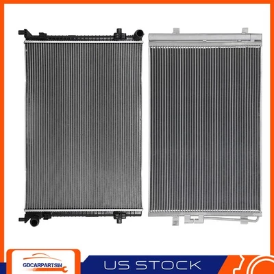 Radiator And A/C Condenser Aluminum Cooling Kit For 2018-2021 Volkswagen Atlas - Image 1 of 4
