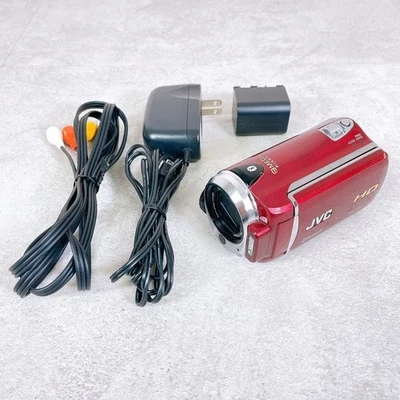 JVC Everio GZ-HM570-R Full HD Camcorder 10x Zoom Compact Used - Image 1 of 4