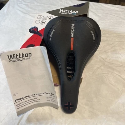 Sillín de trekking Wittkop Medicus Air con espuma viscoelástica negro nuevo caja abierta Foto 1 de 4