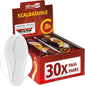 Scalda-Suole - 30 Paia (Disponibili in 5 Taglie) - Extra Caldo - Solette Riscald - Foto 1 di 12