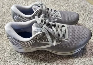 Brooks Ghost 14 Medium B Size 7 Gray Alloy Oyster Running Shoe Great Condition! - Picture 1 of 7
