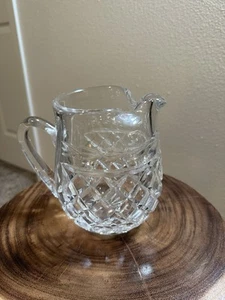 Vintage Waterford Crystal Pitcher Glandore Pattern – Ice Lip – 6.5” - Picture 1 of 8