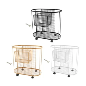 Home Gym Aufbewahrung Organizer Rack Yogamatte Aufbewahrungsregal Wagen mit Rollen abnehmbar - Bild 1 von 22