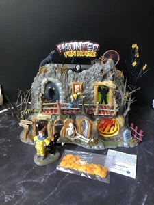 Dept 56 Haunted Fun House  Halloween Gift Set Retired Snow Village 55094 - Picture 1 of 12