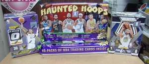 2024-25 (2) PANINI HAUNTED HOOPS DISPLAYS + MOSAIC & OPTIC BLASTER BASKETBALL - Picture 1 of 1