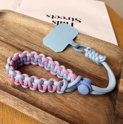 Correa de muñeca ajustable tejida a mano para teléfono cuerda anti-caída 1 pieza - NUEVO Foto 1 de 4