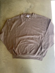 Lot Of 3 Vintage Jerzees 90s Earthtone Brown Crewneck - Picture 1 of 2