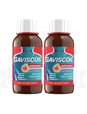 Gaviscon Advance 150 мл 2 упаковки анисовая пероральная суспензия срок годности 12/26 бюджетная - Изображение 1 из 2