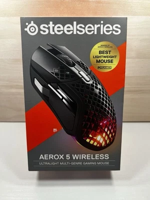 Ratón inalámbrico ultraligero para juegos SteelSeries Aerox 5 - negro (62406) Foto 1 de 4