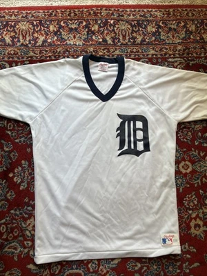 Camiseta deportiva de béisbol de colección años 70 80 Detroit Tigers Rawlings mediana MLB Foto 1 de 4