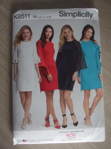 Simplicity Sewing pattern K8511 for dress - Picture 1 of 2