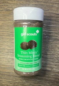 Girl Scouts Thin Mints Seasoning Blend (6.2oz) For Baking, Coffee, Pancakes, Etc - Bild 1 von 2