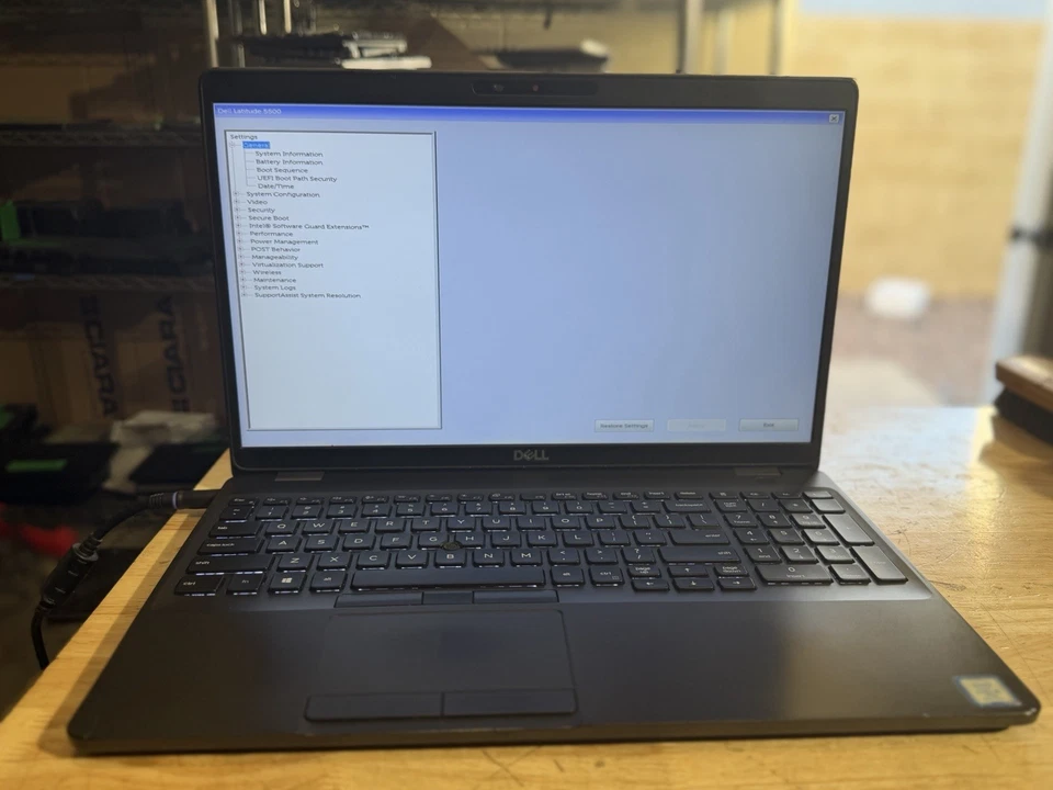 Dell Latitude 5500 i5-8365U 1.60GHz 8GB RAM No OS/HDD/SSD/Batt - Image 1 of 4