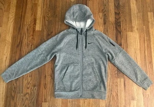 Nike Therma Fit Hoodie Fitness Full Zip Heather Grey Größe Small DQ4830-063 - Bild 1 von 6