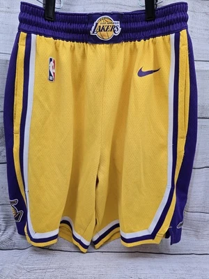 Los Angeles Lakers NBA Basketball Nike Engineered Dri-Fit Shorts Men's Size 34 - Image 1 of 4