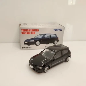 Rare Tomica Limited Vintage Neo Honda Civic VTi EG6 Black LV-N65a Japan - Picture 1 of 11