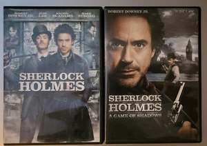 Sherlock Holmes & A Game Of 2 DVDs Robert Downey Jude Law Preowned - Picture 1 of 2