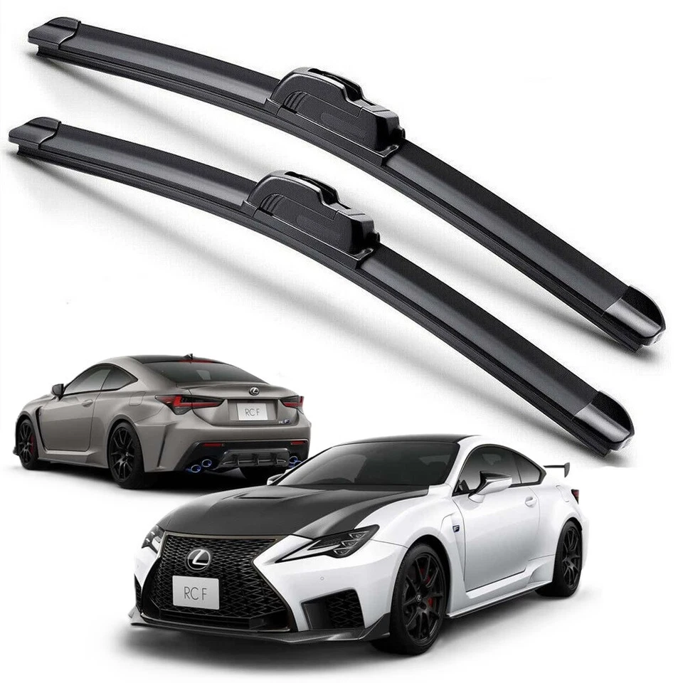 Limpiaparabrisas híbrido de silicona para Lexus RC300 RC350 RC F 2015-2024 Foto 1 de 4