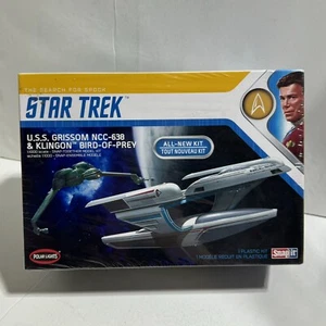 Star Trek U.S.S Grissom NCC-638 & Klingon Bird-Of-Prey Plastic Snap Model Kit - Picture 1 of 14