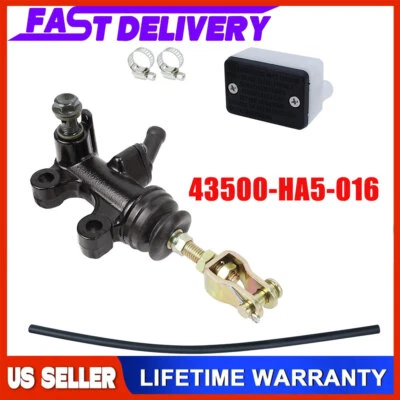 Rear Brake Master Cylinder &Fluid Reservoir Cup for Honda 1985-1986 ATC350X 350X Foto 1 de 4