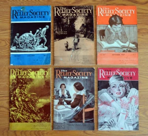 (6) 1939 Lot of Mormon LDS Church "The Relief Society Magazine"  - Picture 1 of 3