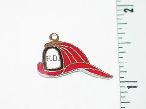Fireman Helmet Charm ***Great Gift for Charm Bracelet *** - Picture 1 of 3