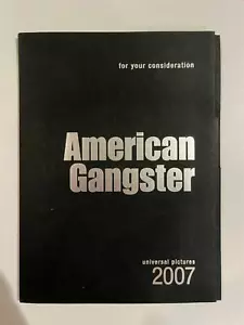 AMERICAN GANGSTER : For Your Consideration DVD MOVIE 2007 Academy Award Screener - Picture 1 of 3
